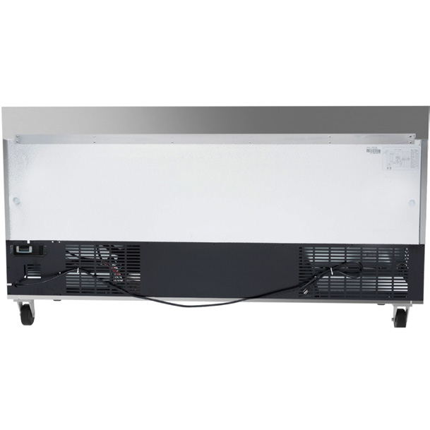 Product image #6 for KoolMore 71-1/2 Inch 3-Door Worktop Refrigerator with 3-1/2 Inch Backsplash, 16.9 Cu. Ft., Stainless Steel