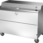 Thumbnail image #1 for Victory Refrigeration VMCF58-1-S-HC School Milk Cooler, Forced Air, Single Access, Stainless Steel Exterior, 58 in W