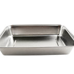 Thumbnail image #1 for G.E.T. Heiss CA-017SSIN Rectangular Stainless Steel Liner, 15.03 x 10.31 x 2.75 in, 0.6 mm Gauge