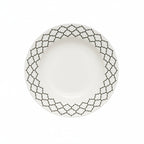 Thumbnail image #1 for Libbey Samira 109994 Round White China Soup Bowl with Rim, 9 in, 10 oz