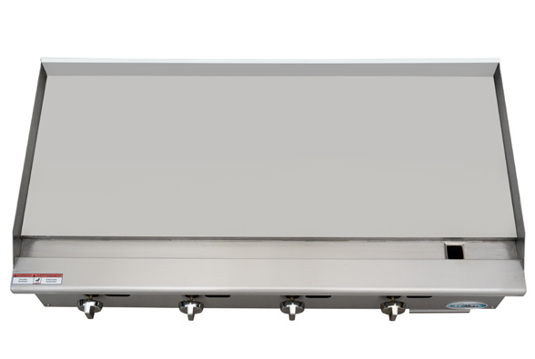 Product image #6 for KoolMore 48-Inch 4-Burner Natural Gas Commercial Griddle with Manual Controls and Drip Tray