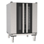 Thumbnail image #1 for Cadco XAKPT-08HS-C Half-Size Oven Proofer, 8-Pan Capacity, Stainless Steel, Clear Glass Doors