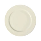 Thumbnail image #1 for G.E.T. Corona, Americana PP1100902024 8-Inch Round Porcelain Plate, Rolled Edge, Cream White Case of 2 Dozen