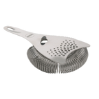 Thumbnail image #1 for Steelite International Modern Mixologist, Bartools 5800M401 Stainless Steel Hawthorne Bar Strainer, 6.5-Inch, 1-Prong