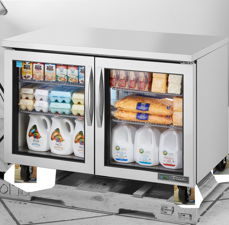 Product image #5 for True 48-Inch Undercounter Refrigerator with 2 Framed Glass Doors