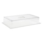 Thumbnail image #1 for Libbey APS Germany - Covers APS 11042 GN 1/1 Domed Clear Polycarbonate Cover, 20-7/8" x 12-7/8" x 3-3/4"