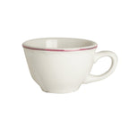 Thumbnail image #1 for Steelite International HL Ivory HL50863928 China Coffee Cup, 7.25 oz, Carolyn Styleline Rose, Scalloped Edge Case of 3 Dozen