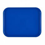 Thumbnail image #1 for Stanton Trading FFT1418-BL Rectangular Polypropylene Fast Food Tray, 14" x 17-3/4", Blue Case of 24