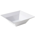 Thumbnail image #1 for G.E.T. Siciliano ML-245-W Square Melamine Bowl, 3.8 qt, 12" x 4"H, White Case of 3