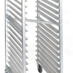 Thumbnail image #4 for Channel Manufacturing 401AN-HD Mobile Nesting End-Load Aluminum Bun Pan Rack, 20-Pan, 3-Inch Spacing, 5-Inch Swivel Casters