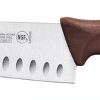 Thumbnail image #1 for Thunder Group SLKF408BR Forged Santoku Knife, 7" Hollow-Edge Blade, Brown Polypropylene Handle Case of 6