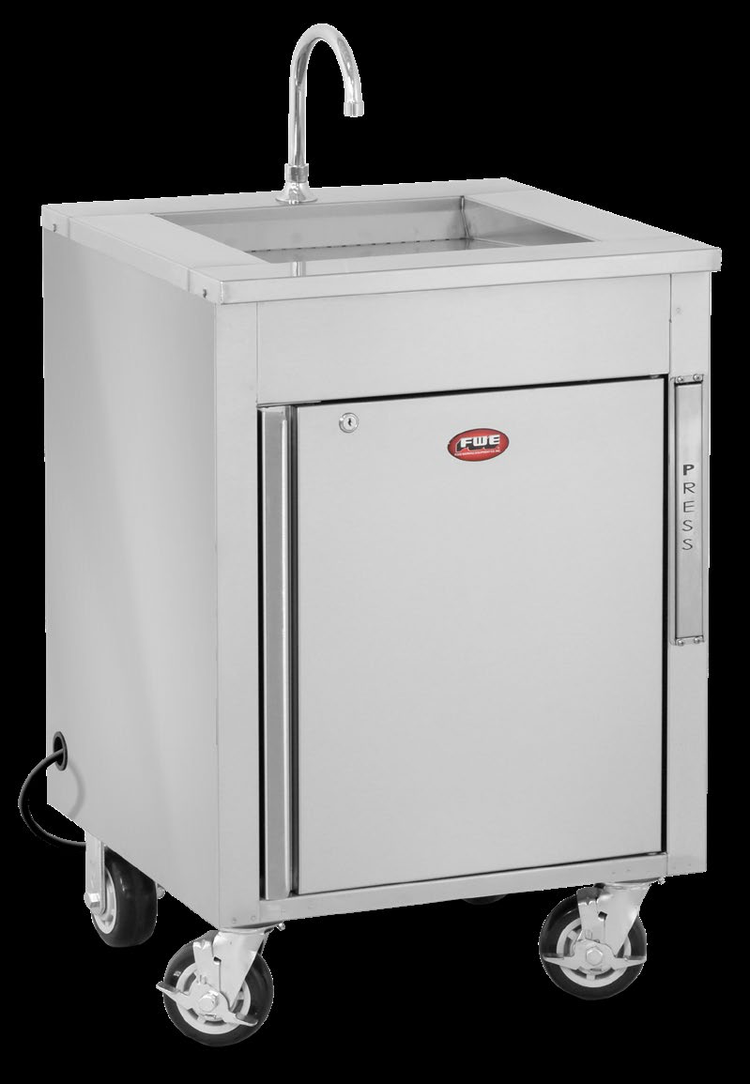 Product image #6 for FWE HS-24E Electric Self-Contained Mobile Hand Wash Sink