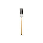 Thumbnail image #1 for Kadra Kitchenware Vikko Crown VC-161-DF Gold 18/10 Stainless Steel Dinner Fork, 8 in, Sapphire Square Case of 12