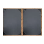 Thumbnail image #2 for Risch Vino VINO-2V 5.5X8.5 Faux-Cork Double-Fold Menu Cover, 2-View, 5-1/2" x 8-1/2" Case of 25