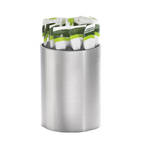 Thumbnail image #2 for TableCraft Products 1155 Round Stainless Steel Sugar Packet Holder, 2" Diameter x 2-3/4" Case of 12