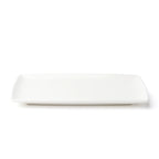 Thumbnail image #1 for Browne Foodservice Foundation 5630187 Rectangular Coupe Plate, 9-1/4 x 5-1/4 in, White Porcelain Case of 3 Dozen