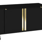 Thumbnail image #1 for Rotisol USA MasterFlame 13SRL 54-1/4" Wide Enclosed Base Cabinet with Retractable Table, Interior Shelf and Braked Casters
