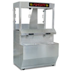 Thumbnail image #1 for Gold Medal 2785-00-053 Electric Floor-Model Popcorn Staging Cabinet & Self-Serve Dispenser with Base, Dual Digital Controls