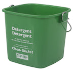 Thumbnail image #1 for Stanton Trading CB3QGR Plastic Cleaning Bucket for Soap Solution, 3 qt, Green Case of 12