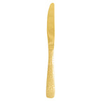 Thumbnail image #1 for Kadra Kitchenware Vikko Crown VC-192-KN Steak Knife, Full Gold, 18/10 Stainless Steel, Emerald Case of 12