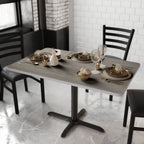 Thumbnail image #2 for Flash Furniture XU-WHGY-3048-GG Reversible Rectangular Laminate Table Top, 30" x 48", White/Gray