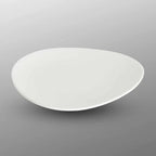 Thumbnail image #1 for Korin Inc PLL-A25942 White China Clamshell Plate, 8-1/4"