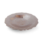 Thumbnail image #1 for Mikasa Hospitality (Lifetime Brands, Inc.) Chic 5315225 11" Round Deep-Rim Porcelain Plate, Bronze Floret Case of 12