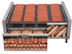 Thumbnail image #5 for Grill-Max 75 Hot Dog Roller Grill with Integrated Bun Drawer, Stadium Seating and Duratec Rollers