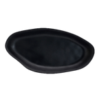 Thumbnail image #1 for Steelite International Delfin, Marisol Black 7000DD003 Melamine Antipasto Serving Bowl, Black, 2.75 qt, 19-1/2" x 10" x 2-1/4"
