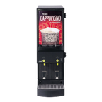 Thumbnail image #1 for Curtis CAFEPC2CS10000 Powder-Base Cappuccino Machine, 2 Dispensers, Automatic Water, 1,800 W