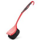 Thumbnail image #1 for Libman Commercial 522 Utility Scrub Brush, 17-1/2" Overall, Red/Black, 2-3/4" Scraper Case of 6