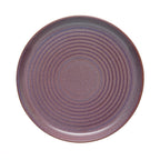 Thumbnail image #1 for Libbey Canyonlands 109775 8" Round Ceramic Stacking Plate, Terracotta Mauve