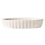 Thumbnail image #2 for Libbey Bedrock CB-080 Round China Crème Brûlée Dish, 8 oz, 5" Diameter x 1-1/4" H