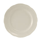 Thumbnail image #1 for Tuxton China Shell TSC-008 9-Inch Round Ceramic Plate, Scalloped Edge, Fully Vitrified Case of 2 Dozen