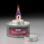 Thumbnail image #1 for Hollowick/Steelite READY4 Wick Chafing Fuel, 4-Hour Burn, 3-3/8" Diameter x 2-1/4"H, Stay-Cool Can, Odorless