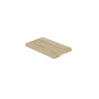 Thumbnail image #1 for Global Tableware Collective Dalebrook, Tura DBTWD9214 Rectangular Melamine Platter, Tan, GN 1/4, 10-3/8" x 6-3/8"