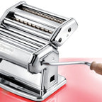 Thumbnail image #7 for Matfer Bourgeat 073140 Manual Countertop Pasta Machine with 3 Cutters, Detachable Handle and Table Clamp