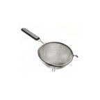 Thumbnail image #1 for Browne USA Foodservice 18096 Double Fine Mesh Strainer, 6-1/4" Bowl, Stainless Steel, Plastic Handle
