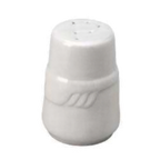 Thumbnail image #1 for Vertex China Sausalito SAU-PS China Pepper Shaker, 2-7/8"H, White, Sculpted Lines Case of 4 Dozen