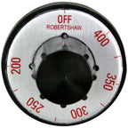 Thumbnail image #1 for AllPoints Foodservice Parts & Supplies 221006 Electric Oven Thermostat Dial, 200–400°F, Heavy-Duty, .187-Inch D-Stem