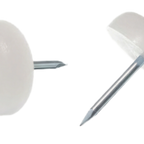Thumbnail image #1 for JustChair Manufacturing CHAIR-GLIDE-B Nylon Booth Chair Glides, Set of 4
