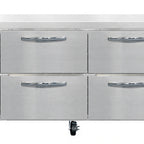 Thumbnail image #1 for Continental Refrigerator RA93N-D 93-Inch Worktop Refrigerator Base, 6 Drawers, 1 Door, Stainless Steel Top, Front & Sides