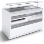 Thumbnail image #1 for Oscartek Gem R4 GEM R4 COMBI H2 2000 Self-Contained Refrigerated See-Through Display Case, Top & Bottom, 3 Shelves, 78-7/8"W