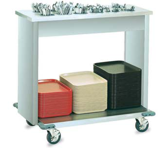 Product image #2 for Vollrath 4-Series Signature Server Stainless Steel Tray and Flatware Cart