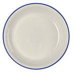 Thumbnail image #1 for Steelite International HL Ivory HL30463929 Coupe Plate, 6-1/2", Round China, Blue Line Case of 3 Dozen