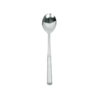 Thumbnail image #1 for Thunder Group SLBF001 Solid Stainless Steel Serving Spoon, 12-Inch, One-Piece Finger-Grip Handle Case of 144