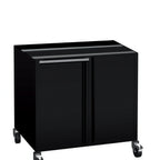 Thumbnail image #1 for Rotisol USA Roti-Roaster FBP8.56MSTO Commercial Rotisserie Base Cabinet, 34-3/8"W, 2 Doors, Casters, Retractable Shelf