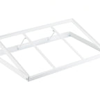 Thumbnail image #1 for TableCraft Products 11798 Tiered Buffet Frame, White Powder-Coated Steel, Fits Half-Size Gastronorm Wood Crates Case of 6