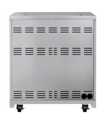 Product image #9 for KoolMore 32-Inch Outdoor Kitchen 2-Burner Liquid Propane Side Burner with Bottom Cabinet, Stainless Steel