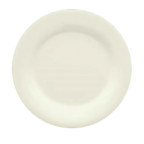 Thumbnail image #1 for G.E.T. GET WP-12-DI . . 12" Round Melamine Plate, Ivory, Wide Rim 1 Dozen